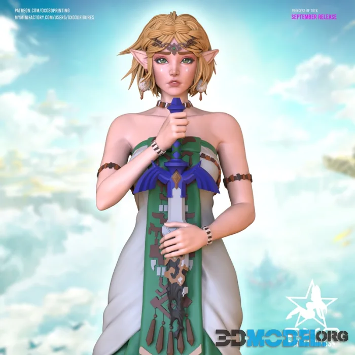 OXO3D Figures - Zelda - Tears Of The Kingdom – Printable