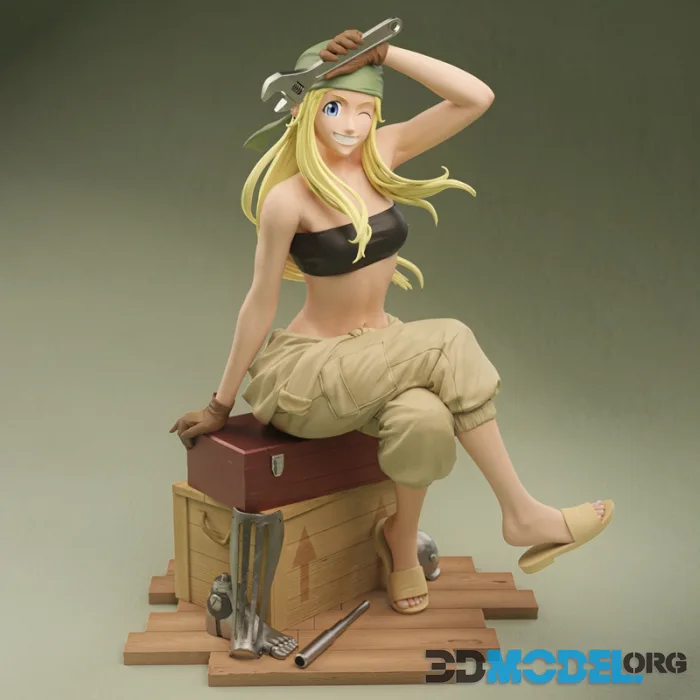 CA 3D Studios - Winry Rockbell Fullmetal Alchemist – Printable