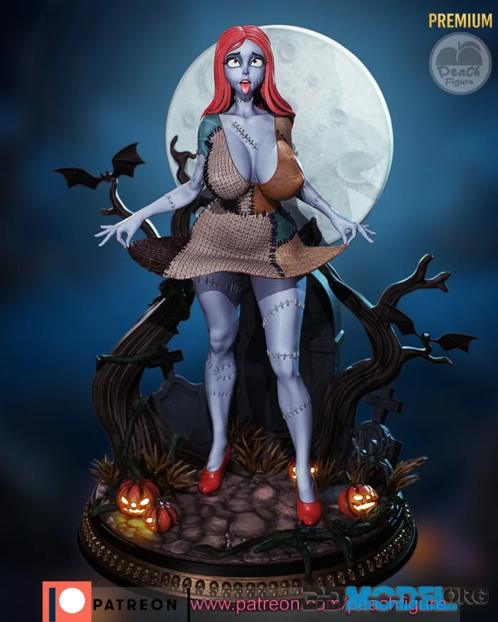 Peach Figure - Sally Nghtmare – Printable