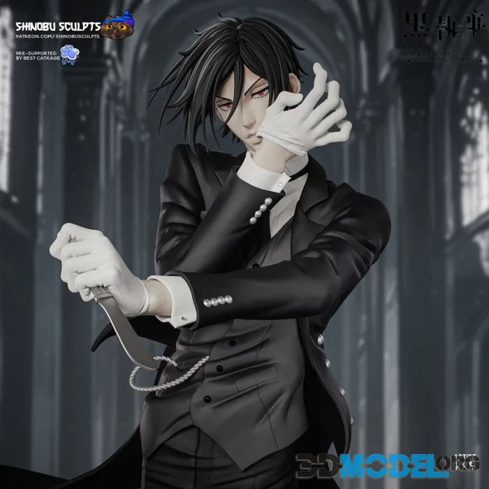 Shinobu Sculpts - Sebastian Michaelis - Kuroshitsuji – Printable