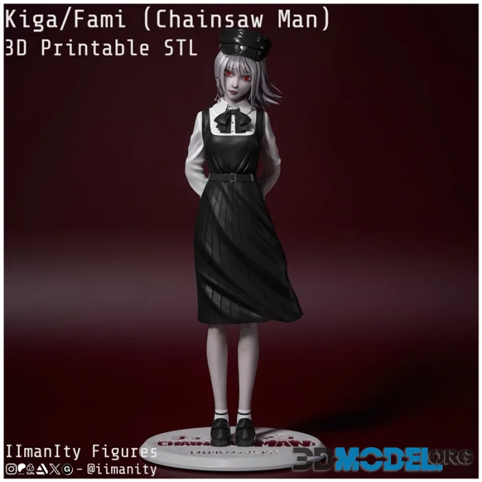 IImanIty Figures - Kiga - Fami (Chainsaw-Man) – Printable