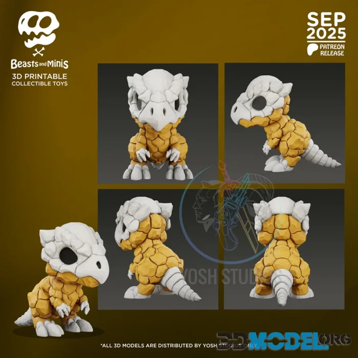 Beasts and Minis - The Thing Boney Beast – Printable