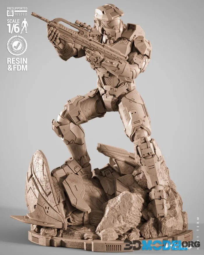 Wicked - Masterchief Sculpture – Printable