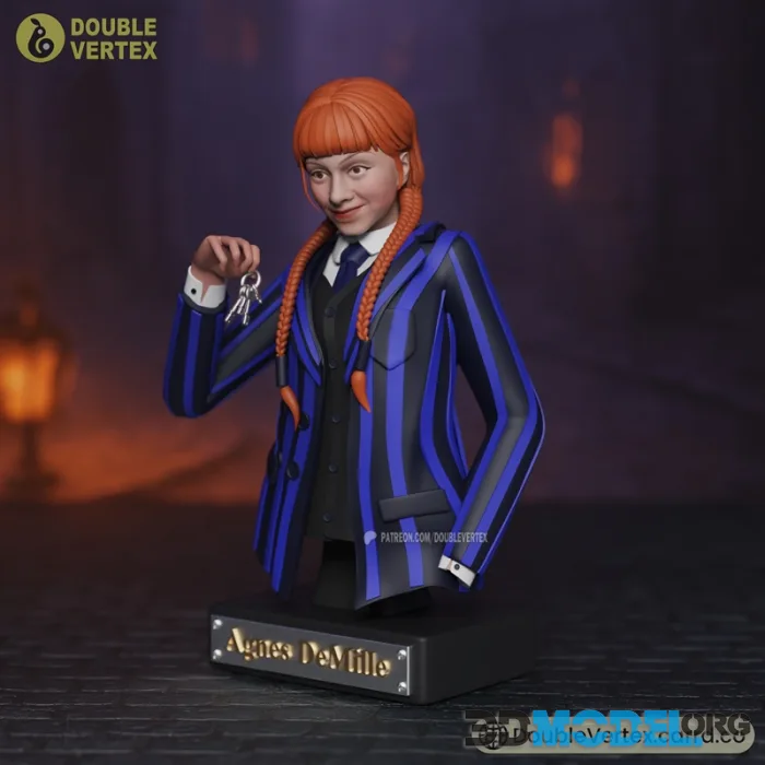 Double Vertex - Agnes DeMille - Evie Templeton - Wednesday Bust – Printable