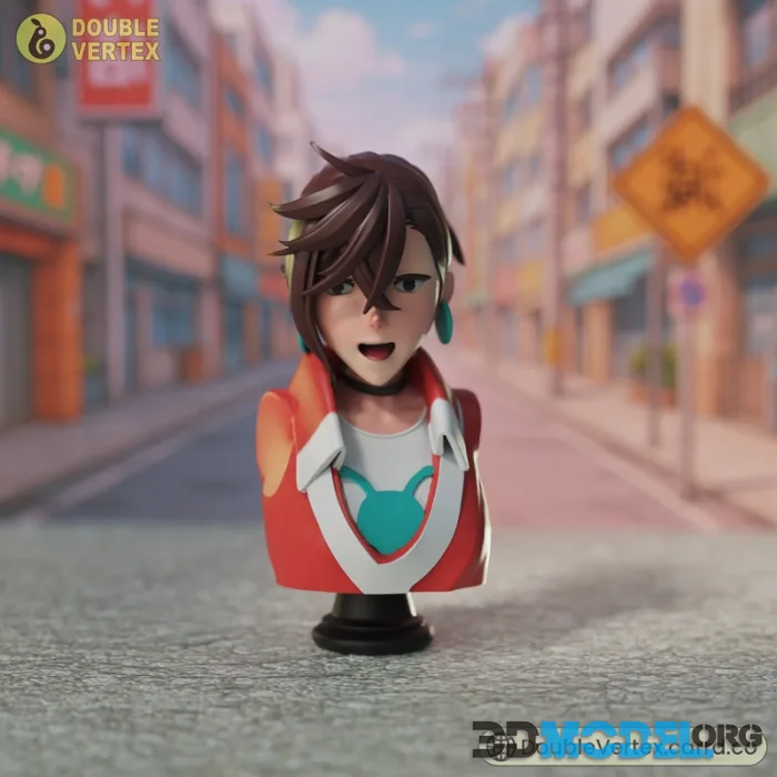Double Vertex - Ayase Momo - Dandadan Bust – Printable