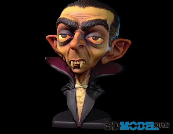 Dracula Monsters Bust – Printable