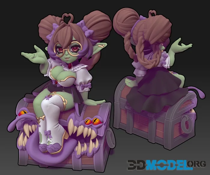 Twin Goddess Miniatures - Podge the Goblin – Printable