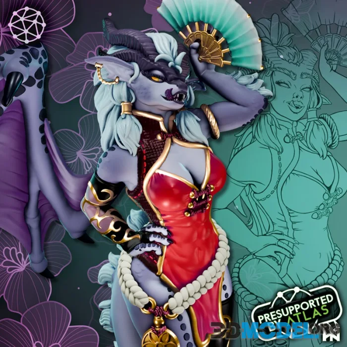 Azalea, The Dragon Empress KS - Dragonkin Form – Printable