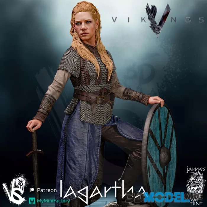 VS3D - Lagartha – Printable