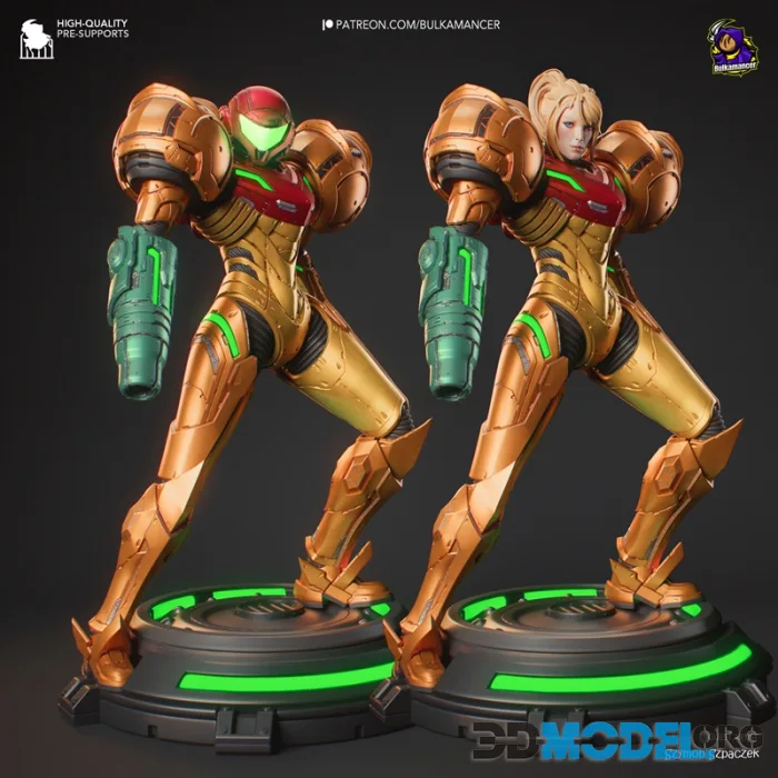 Bulkamancer Sculpts - Samus Aran - Metroid – Printable
