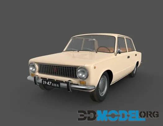 1970 Soviet Car Vaz 2101 (PBR)