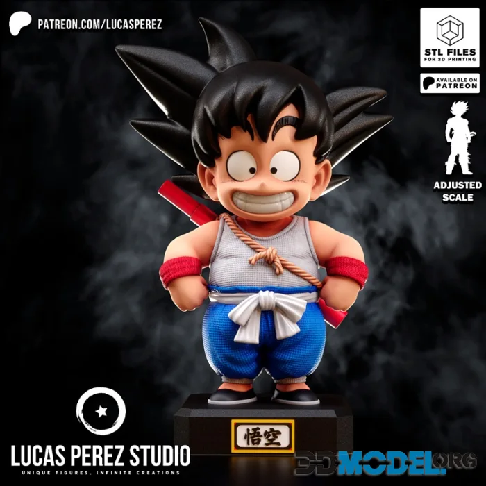Lucas Perez - Dragon Ball - Goku Kid – Printable