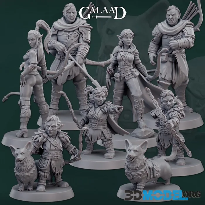Galaad Miniatures - Rangers release – Printable