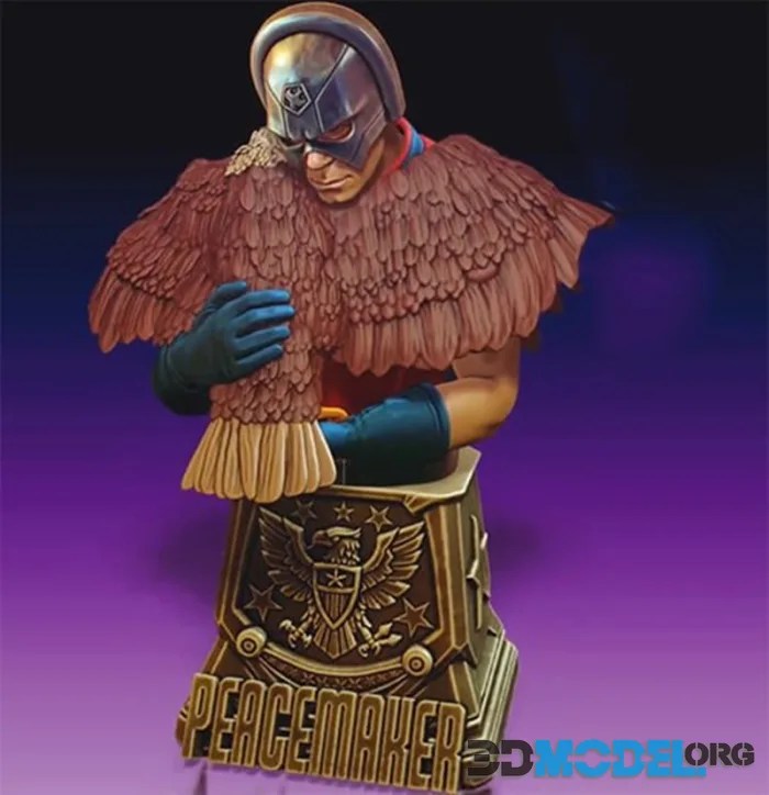 Hex3D - Peacemaker Eagly Bust – Printable