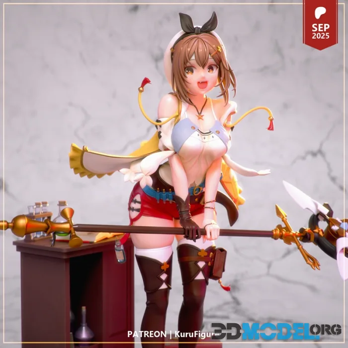 Kuru Figure - Reisalin Stout from Atelier Ryza – Printable