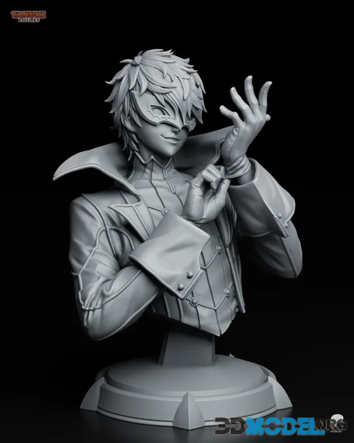 Tanuki Figures - Joker Persona Bust – Printable