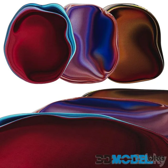 A set of Moooi carpets from the Mixing Pixels collection