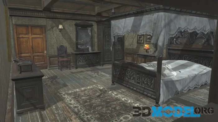 Abandoned Mansion Bedroom (PBR)