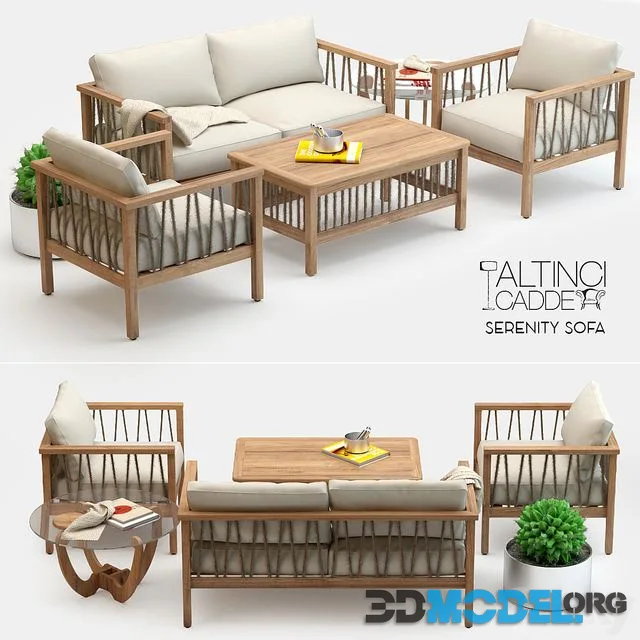 Altinci Cadde Serenity Garden Sofa Set