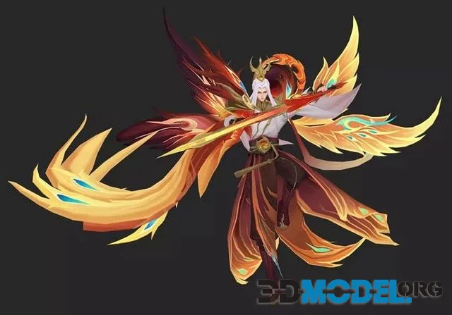 Angel Low-poly (PBR)
