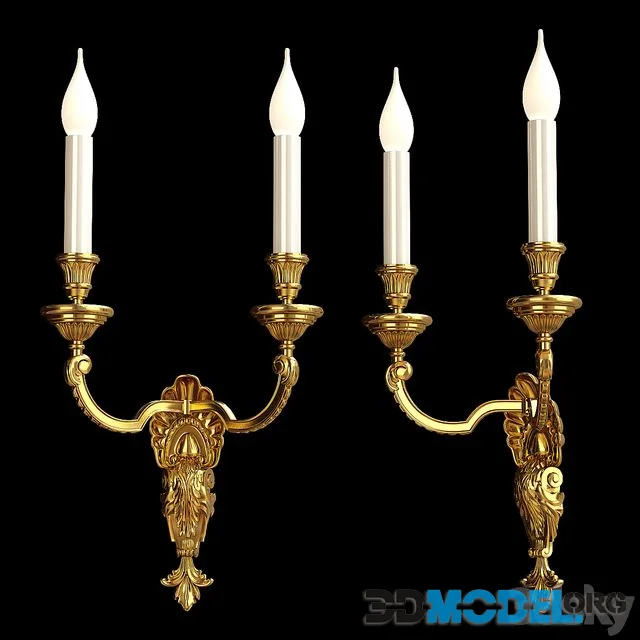 Antique French Wall Lamp