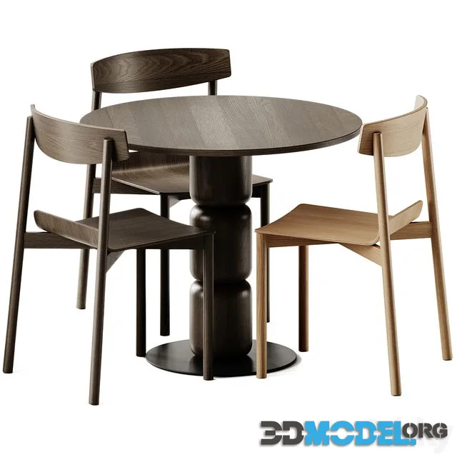 Artu Beads Table and Wox 2 Chair