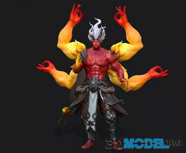 Asura Low-poly (PBR)