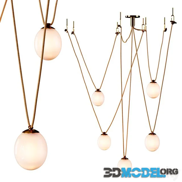 Augustine Bulb Glass Chandelier