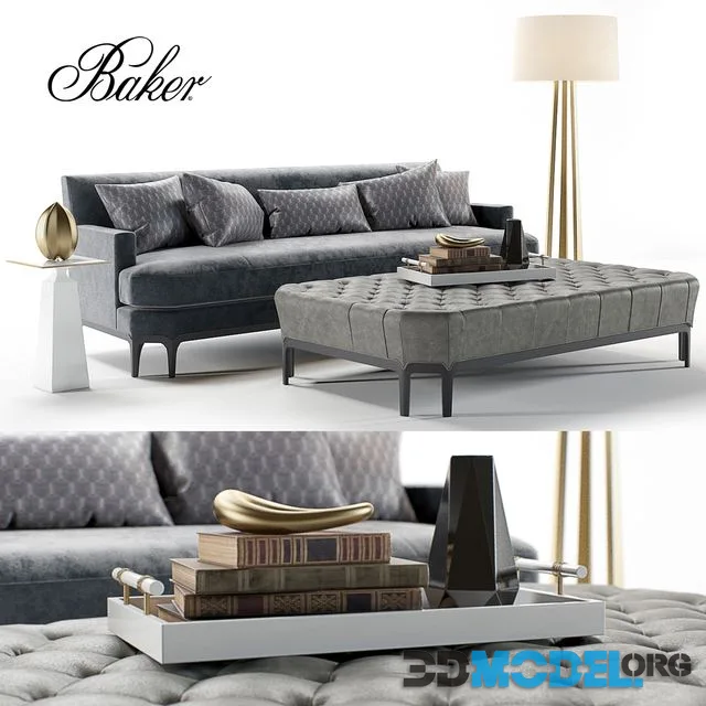 Baker Celestite Sofa