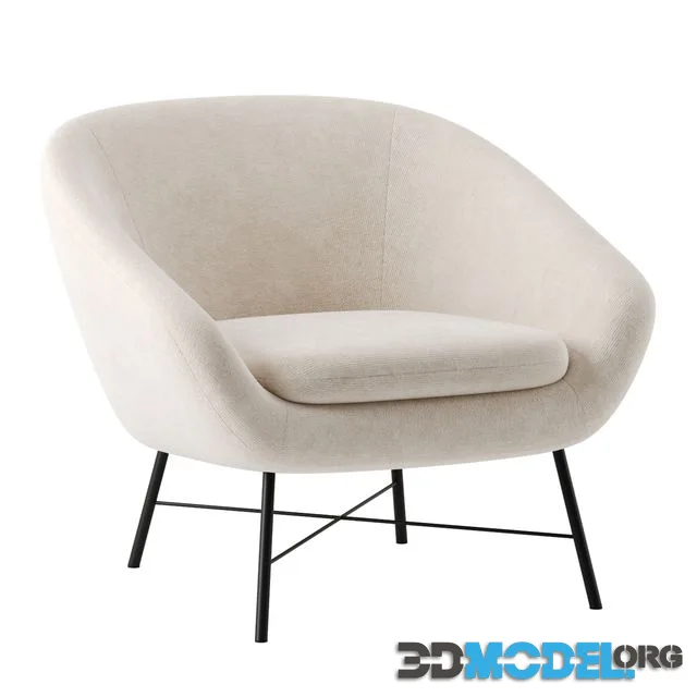 Barrow lounge chair by Ethnicraft