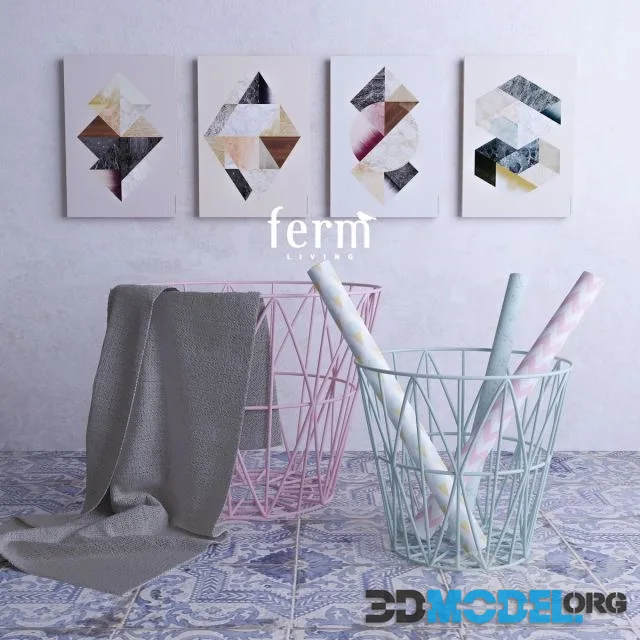 baskets ferm LIVING