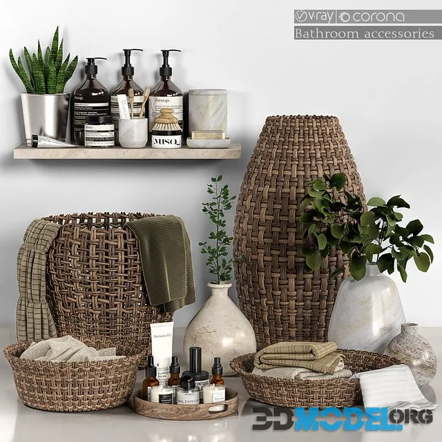 Bathroom accessories 29 with baskets