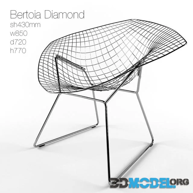 Bertoia Diamond, chair