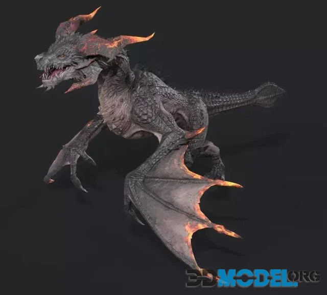 Birds Monsters Low-poly (PBR)
