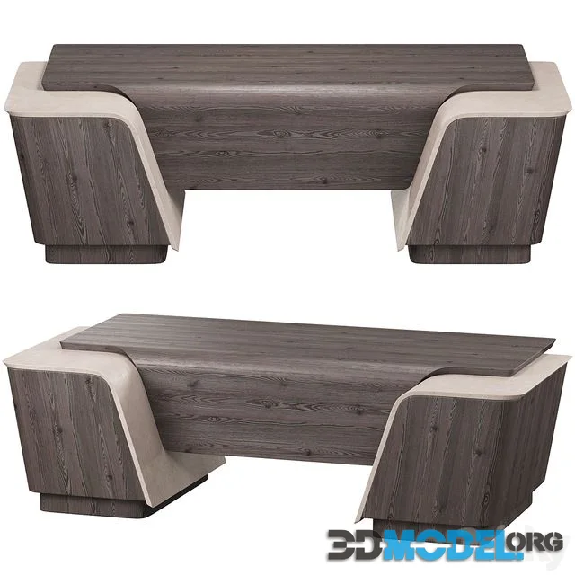 Blues Presidential Office Desk by Turri