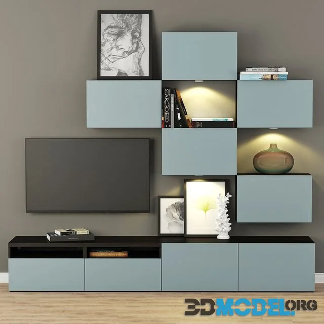 Cabinet for TV and multimedia Ikea BESTO  Besta