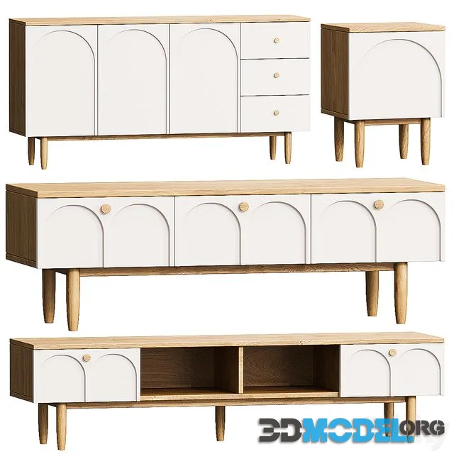 Chest of drawers, TV, Bedside table Arka