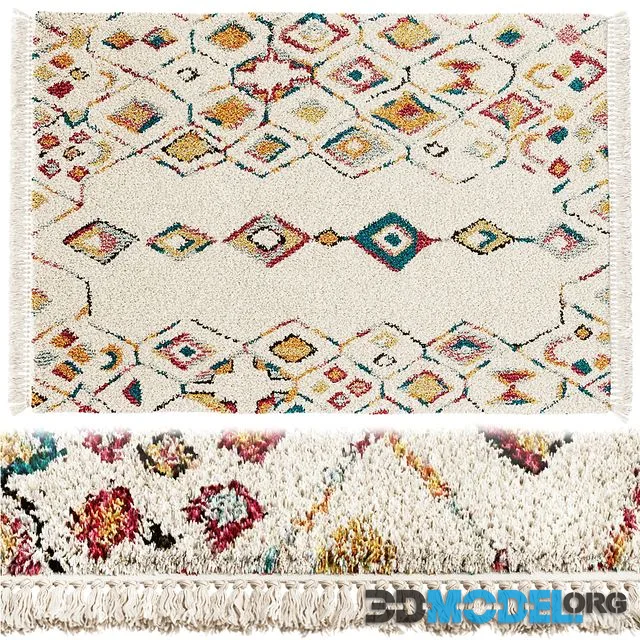 Colored carpet in the Berber style Taneti from LA REDOUTE INTERIEURS