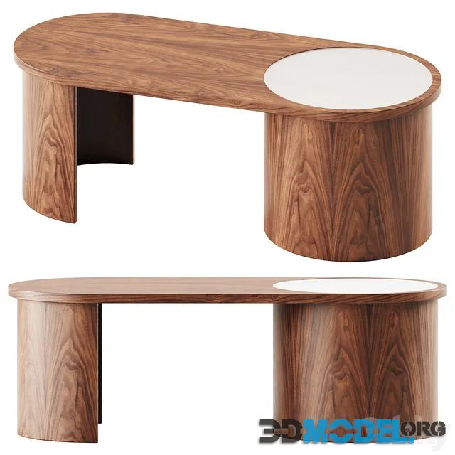 Contour Coffee Table by Bower Studio