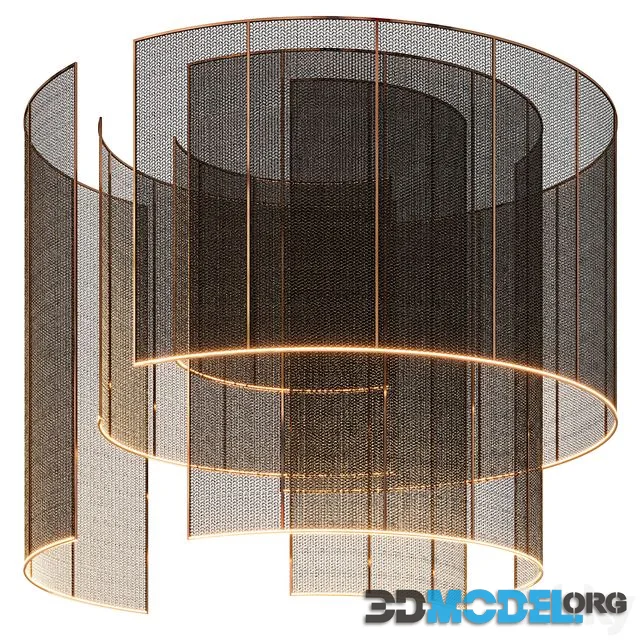 Decorative ceiling with lighting 002