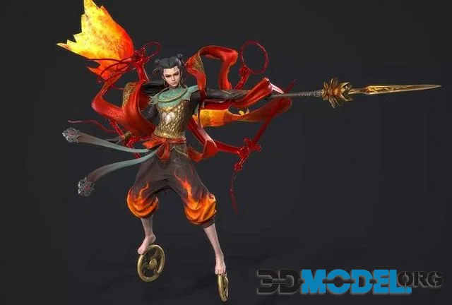 Deity nez Low-poly (PBR)