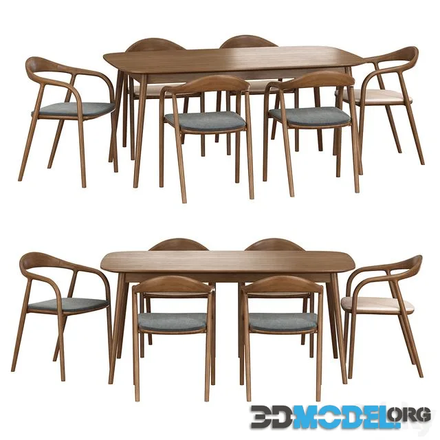 Dining set 025 Neva chai