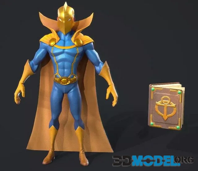 Dr Fate Low-poly (PBR)