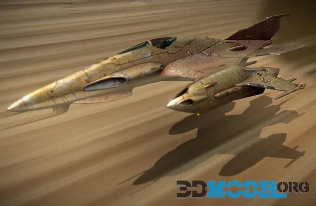 DWG 262 Space Fight Desert Version (PBR)