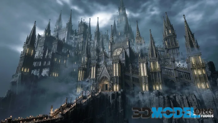Fantasy Castle Environment ( Fantasy Soulslike Castle Fantasy Soulslike Castle )