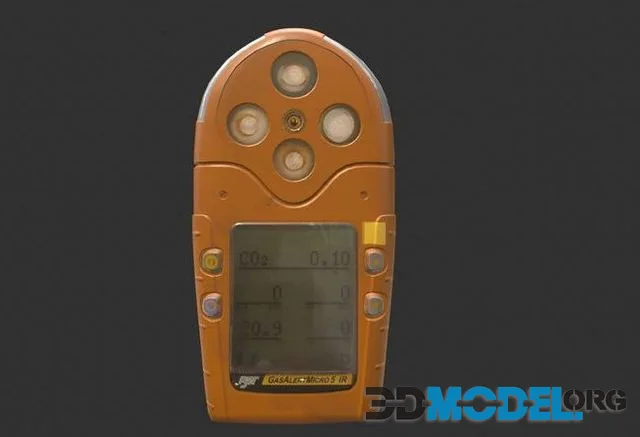 Gas Detector Low-poly (PBR)