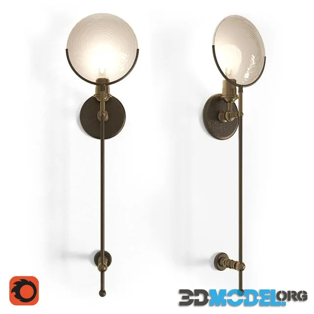 Gaslight Lens Grand Sconce 2014