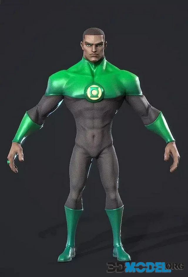 GL John Stewart Low-poly (PBR)