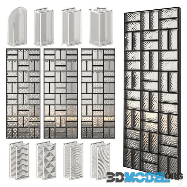 Glass Block Wall 05