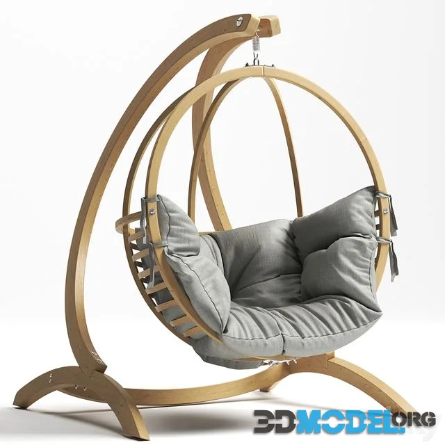 Globo One-single Wooden Chair Swinging